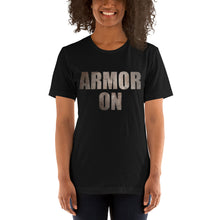 Load image into Gallery viewer, Armor On Women&#39;s T-Shirt - Gold
