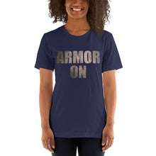 Load image into Gallery viewer, Armor On Women&#39;s T-Shirt - Gold
